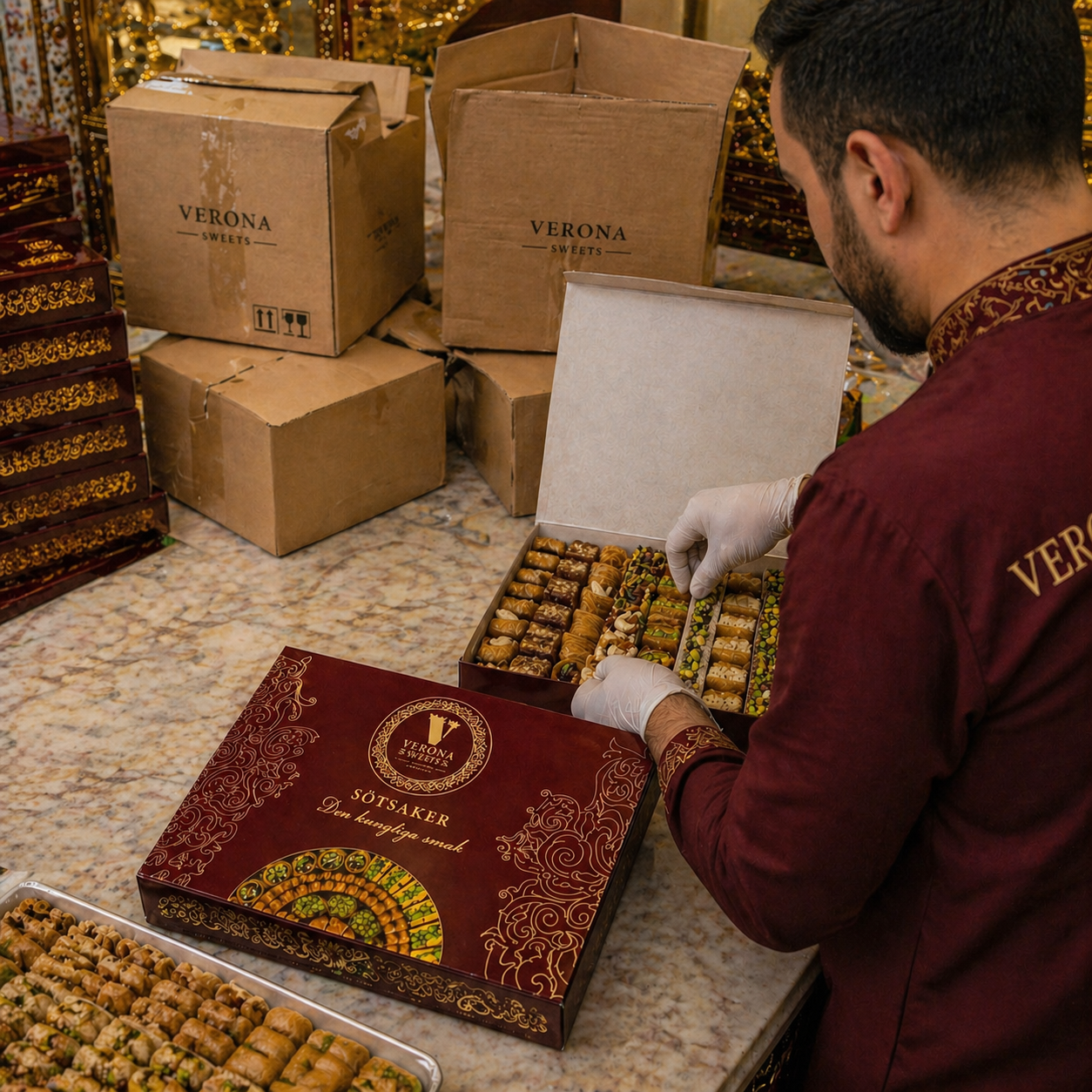 رحلة في أسرار وسحر حلويات البقلاوة المشكلة