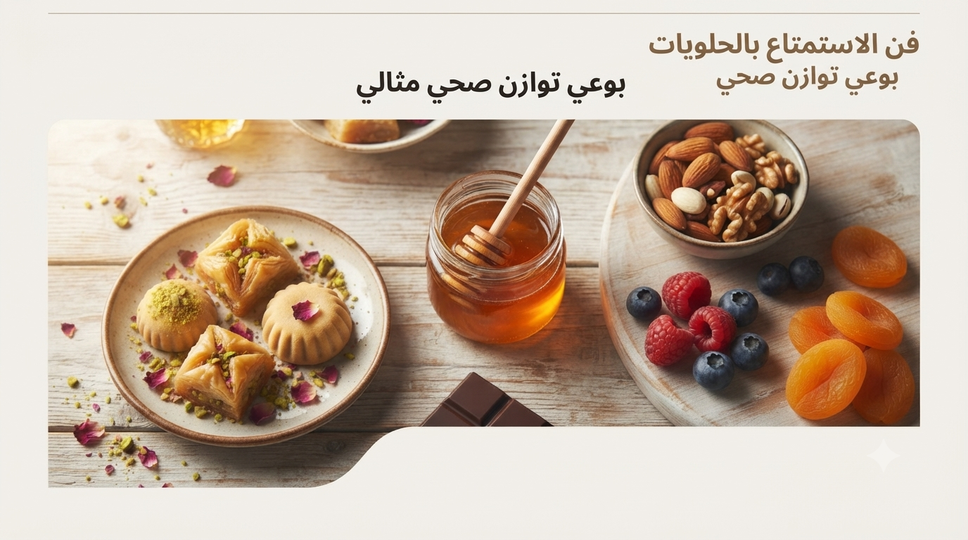 فن الاستمتاع بالحلويات بوعي و توازن صحي مثالي