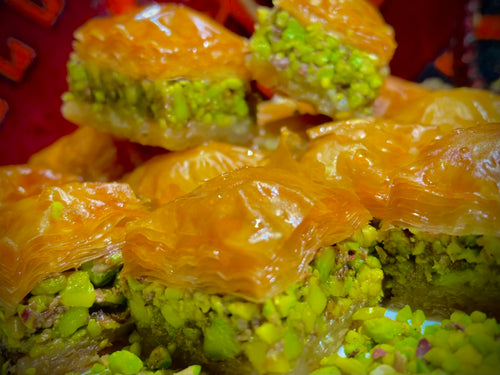 Baklava Pistasch ، بقلاوة بالفستق
