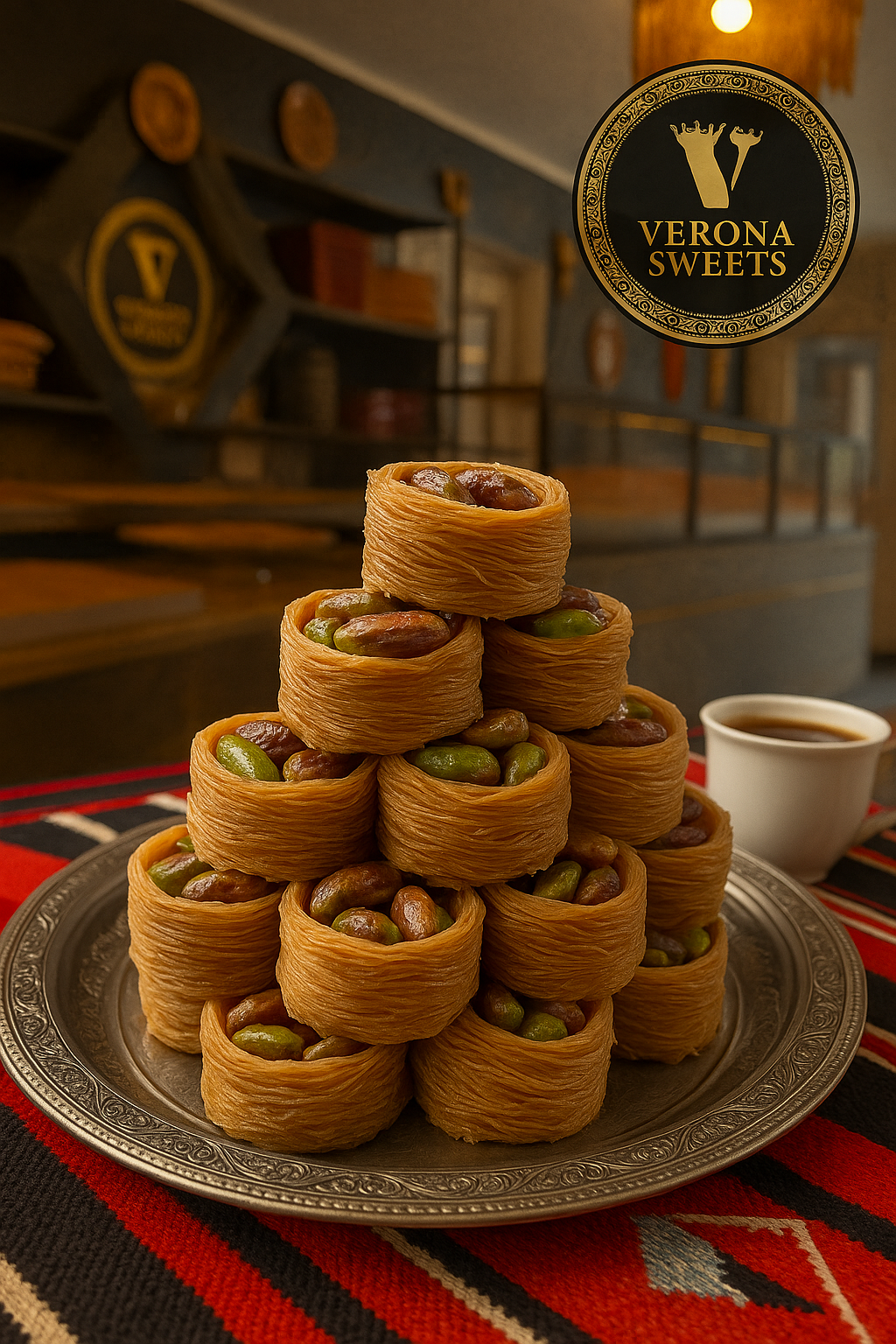 Fågelbo – med lyxiga nötter