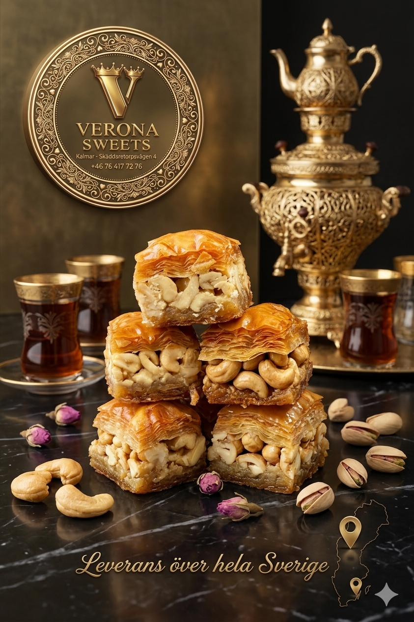 Lyxig Baklava med Cashewnötter