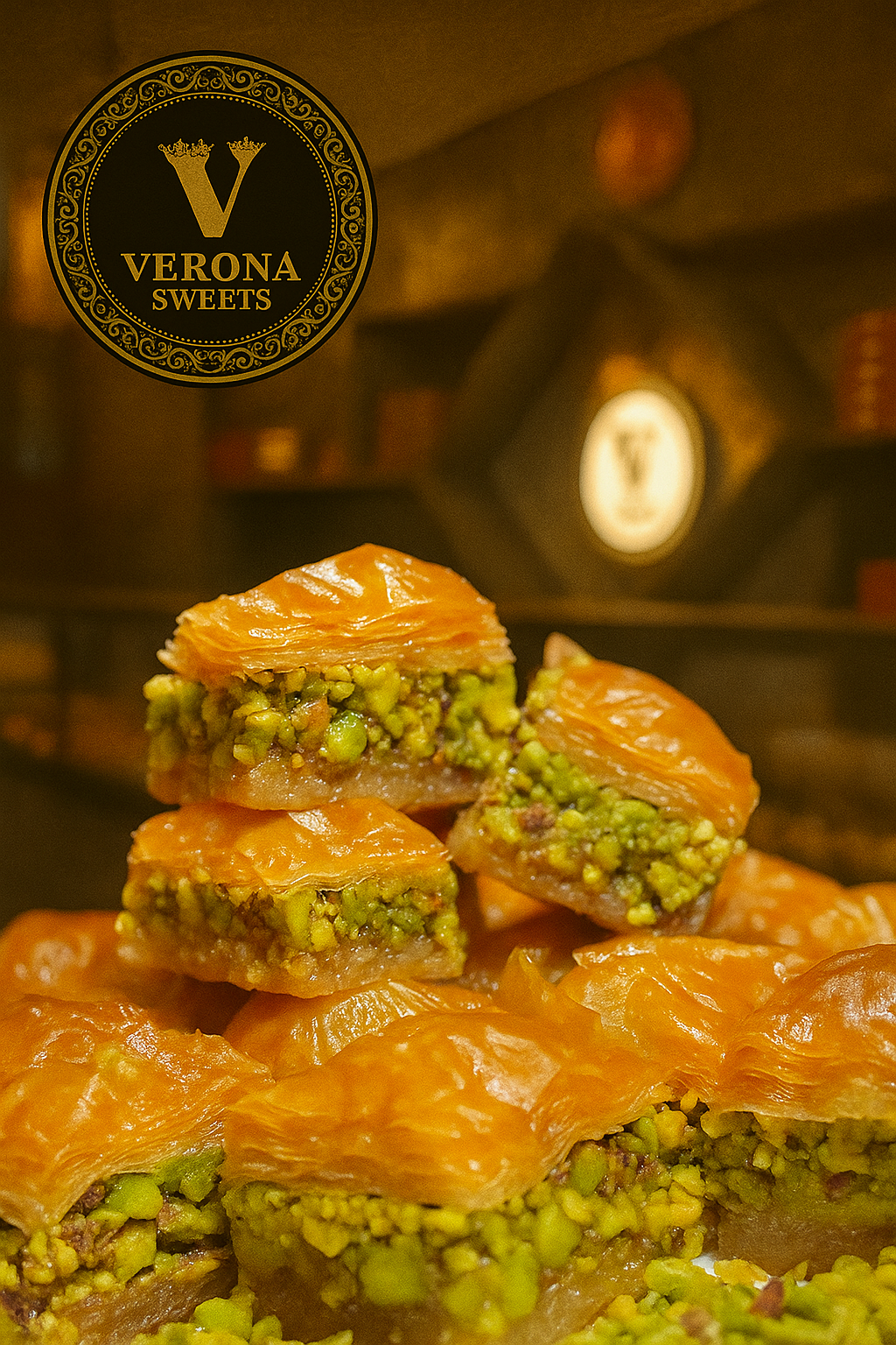 Lyxig Baklava med Pistasch