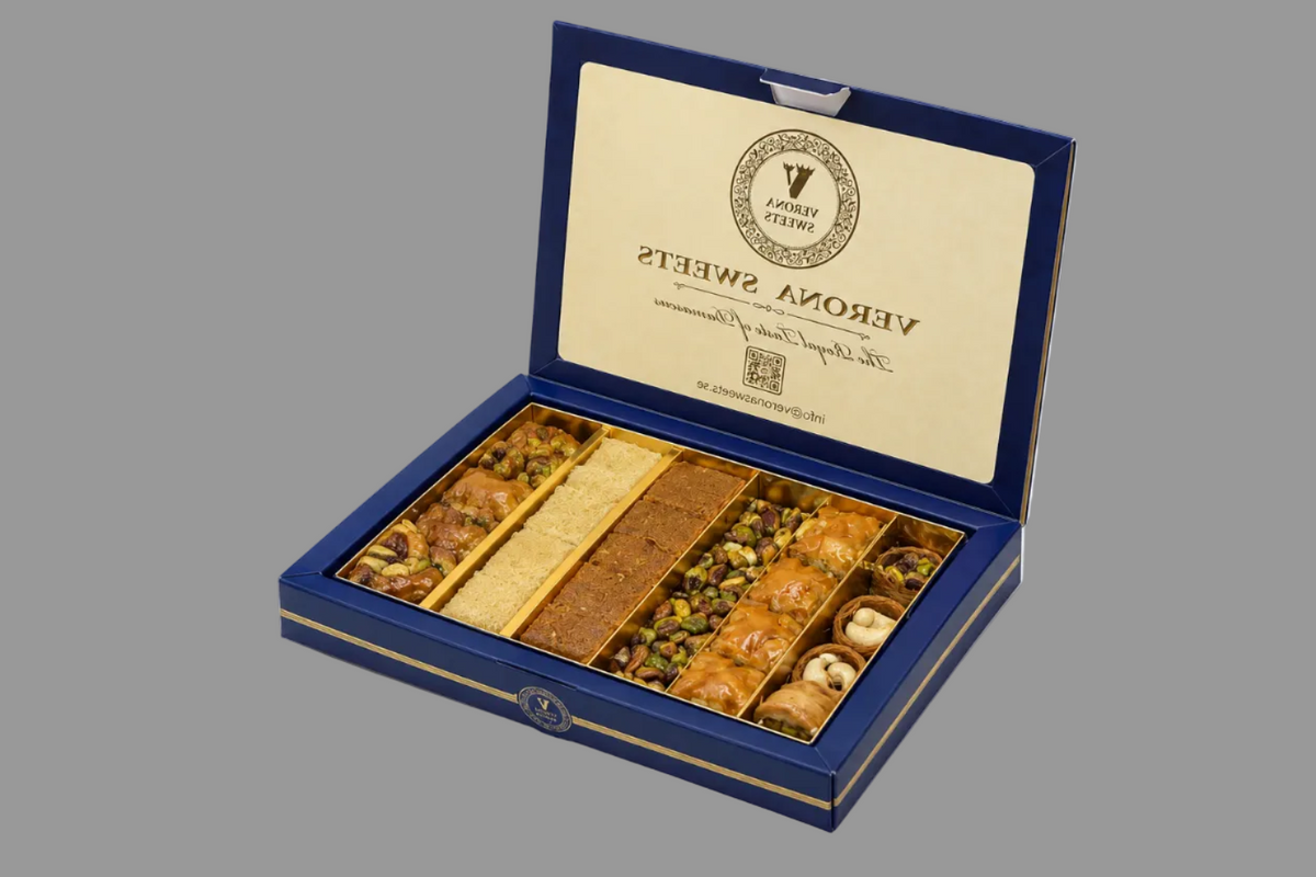 حاويات عربية داخل السويد / köp färsk baklava 500g