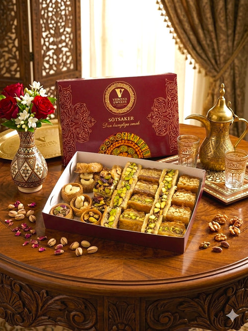 Blandade – Lyxiga arabiska Baklawa. حلويات عربية مشكلة